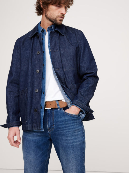 Goodfellow Straight ®ular Fit Jeans – Mid Blue (Export Quality)