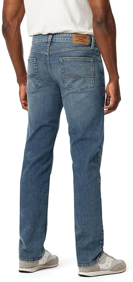 EXPORT LEFTOVER (Orignal denim) stretched straight & comfort-fit.