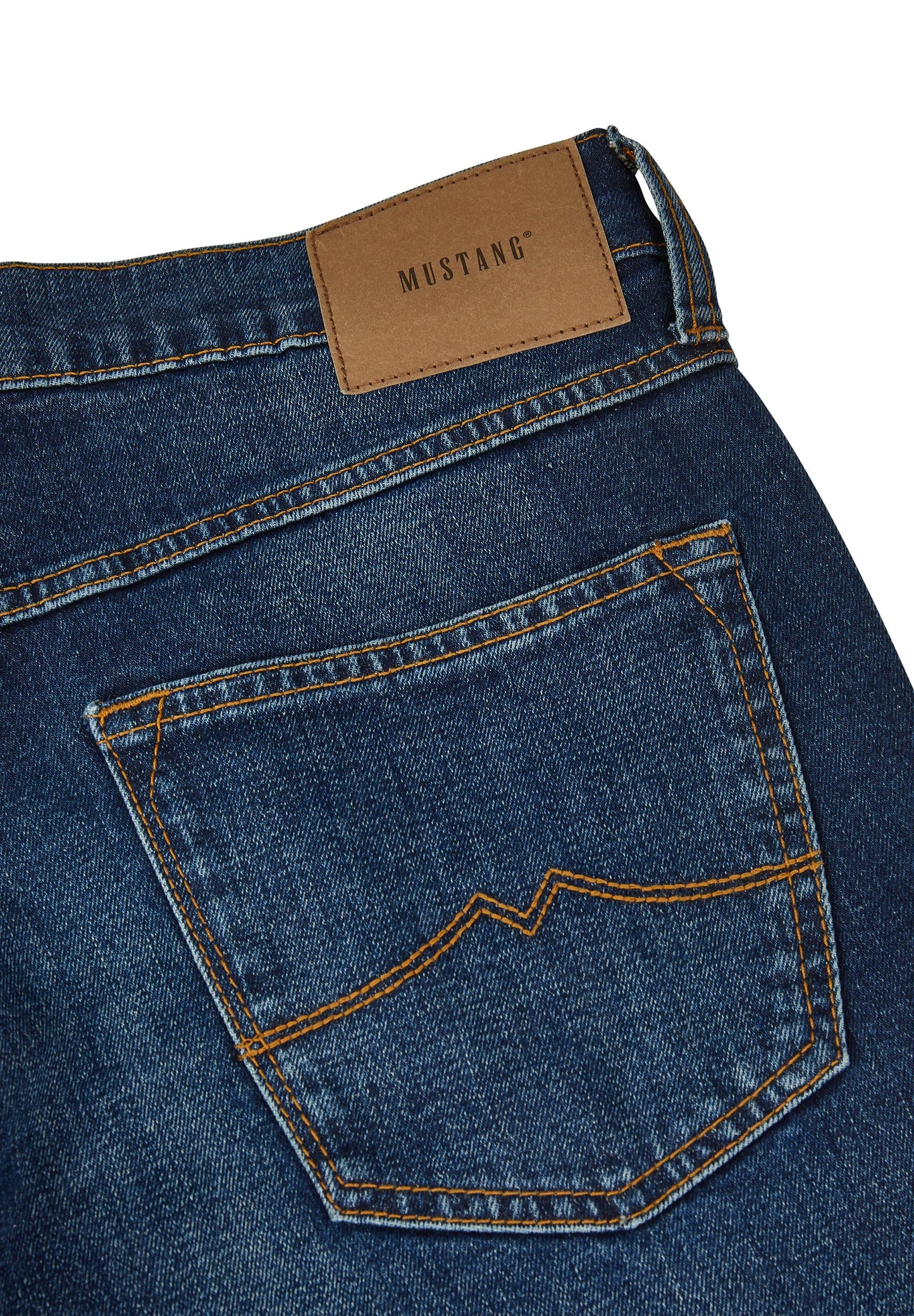 MUSTANG Dk BLUE EXPORT LEFTOVER Men's Straight Fit (100% ORIGINAL)
