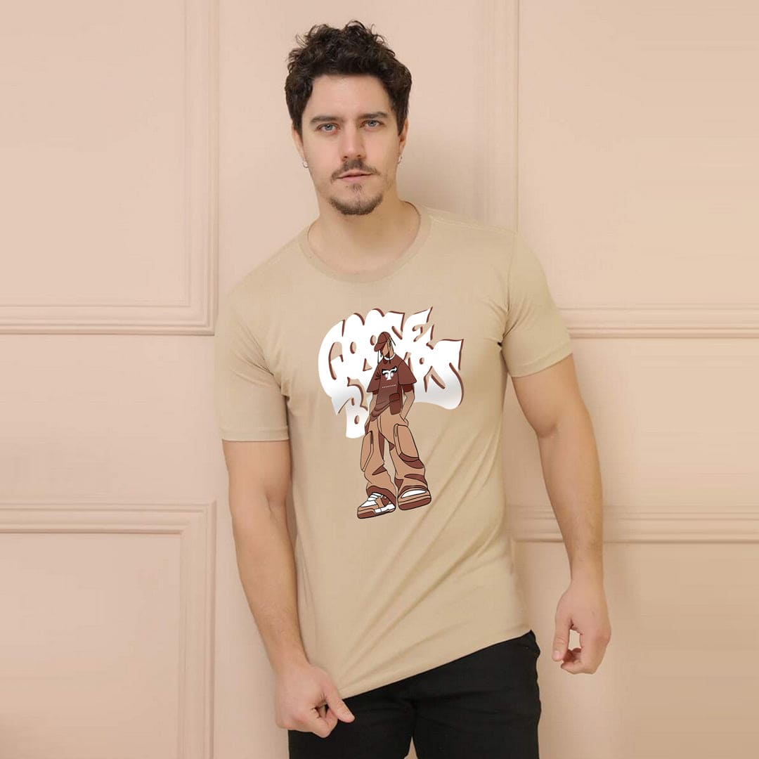 Jupiter Goosebumps Cotton Graphic Tee For Men
