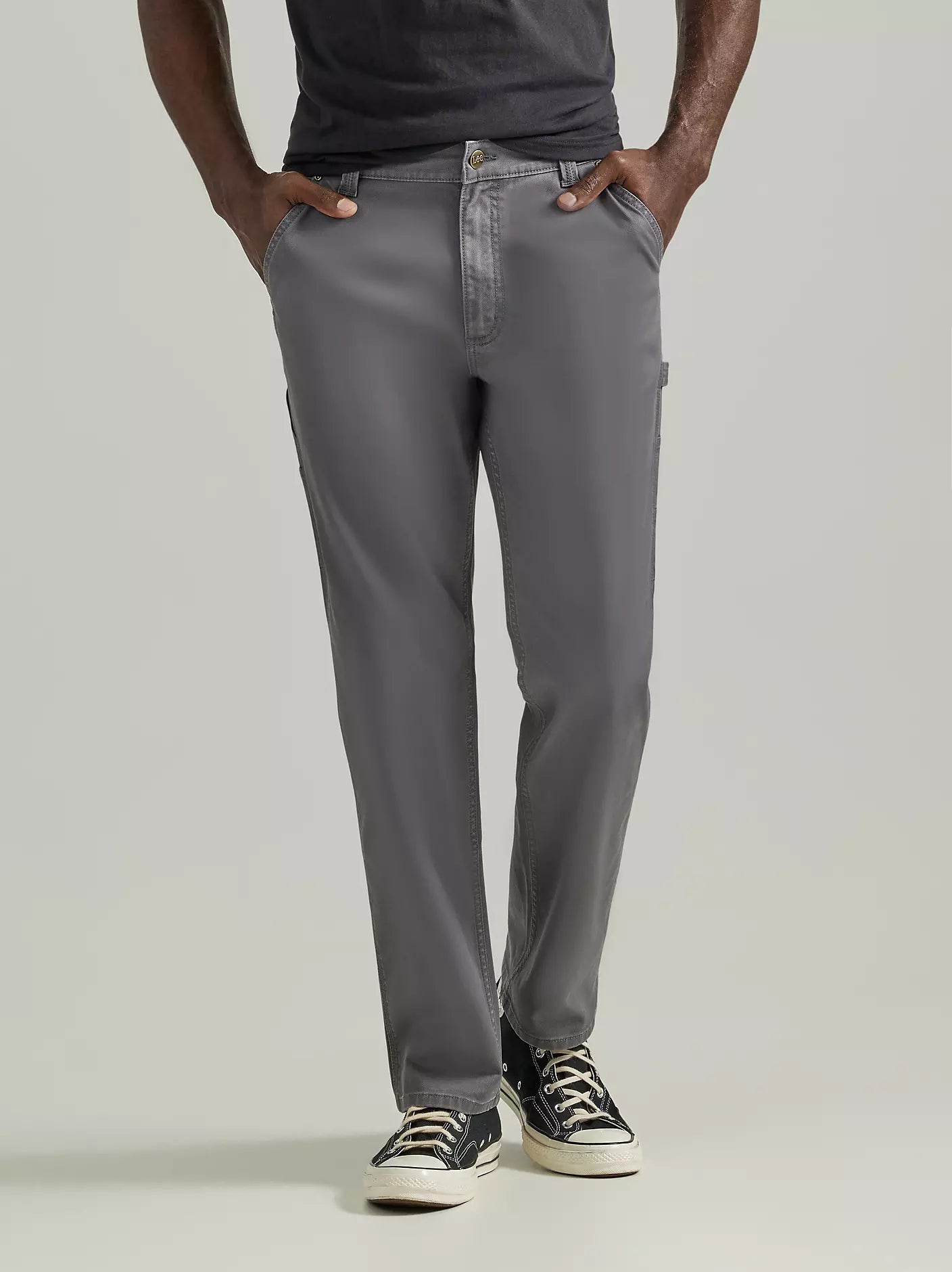 DARK-GREY Men's Legendary Loose Fit Carpenter Jeans (BRAND LEE)