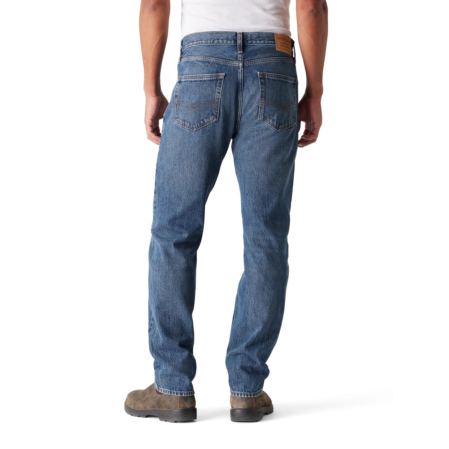 EXPORT LEFTOVER  Men's Straight FIT  BLUE