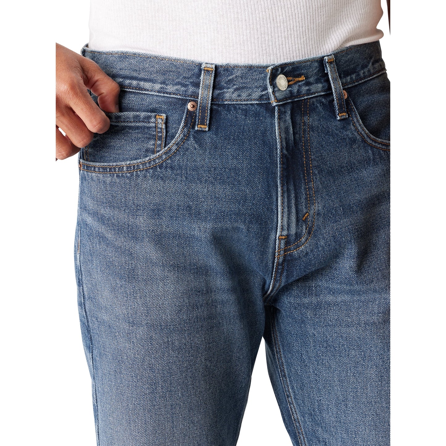 EXPORT LEFTOVER  Men's Straight FIT  BLUE