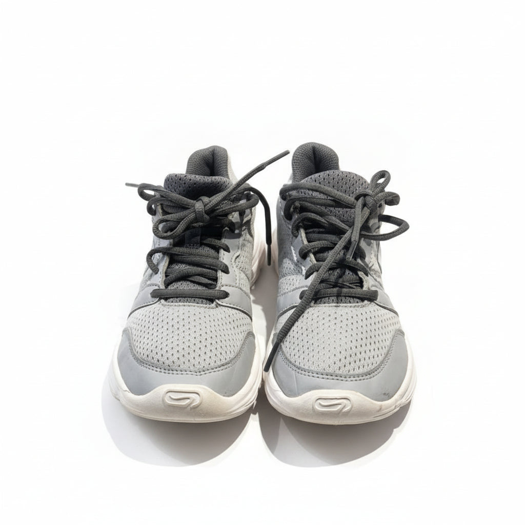 KALENJI GREY-WHITE RUNNING SHOES