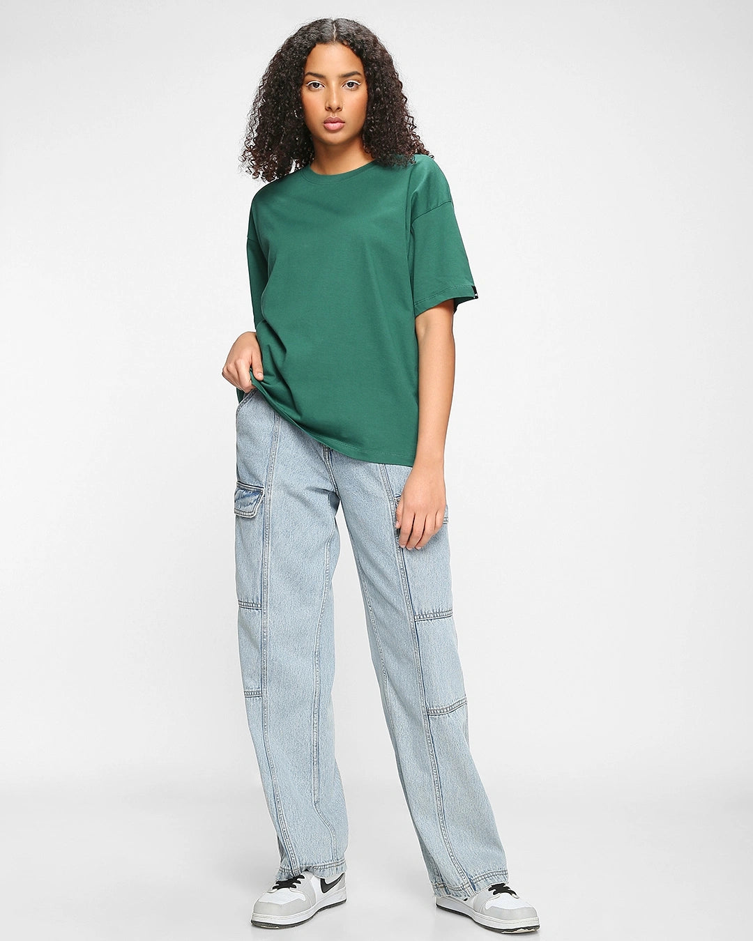 Women's Aventurine Green Oversized T-shirt