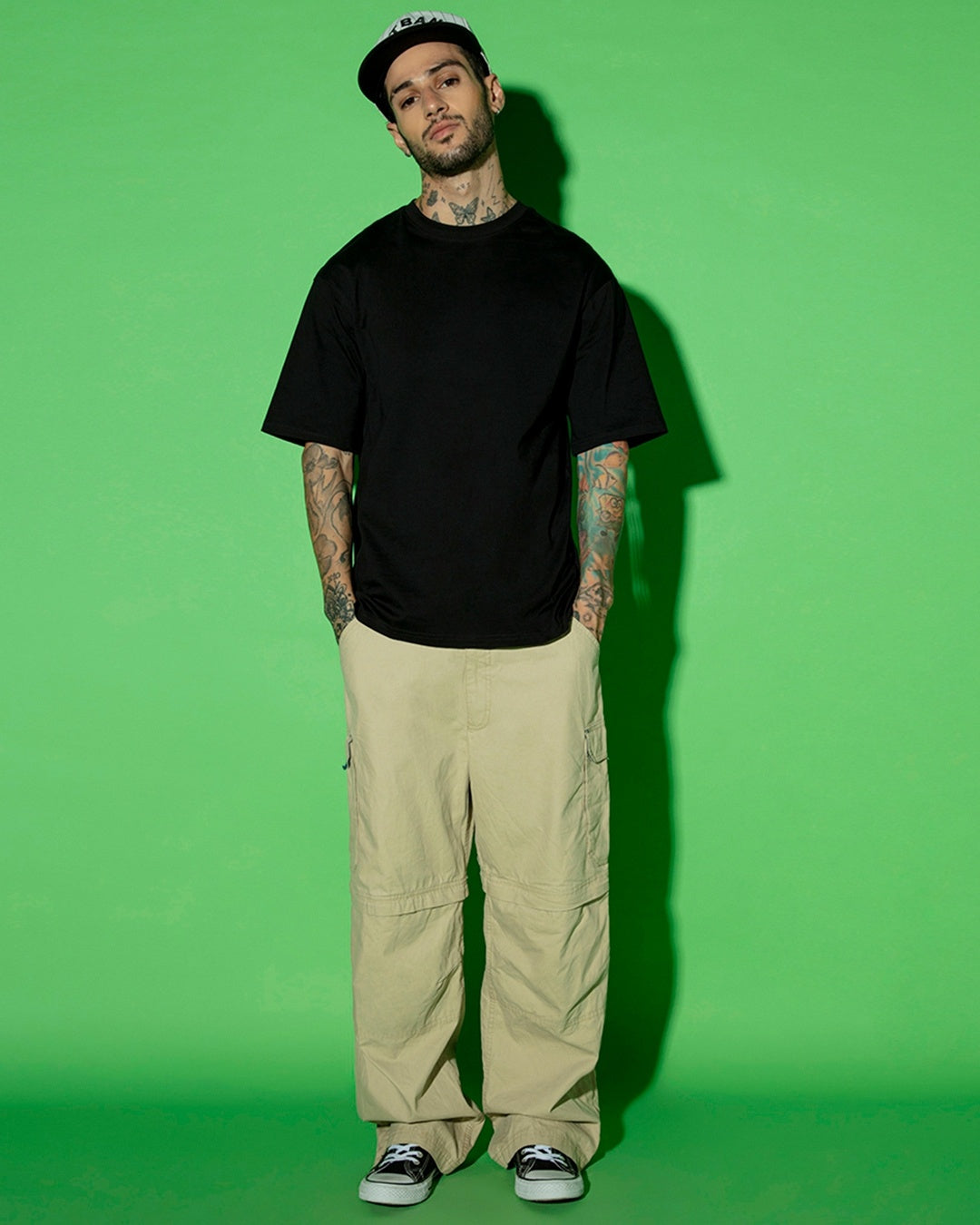 Men's Black Oversized T-shirt