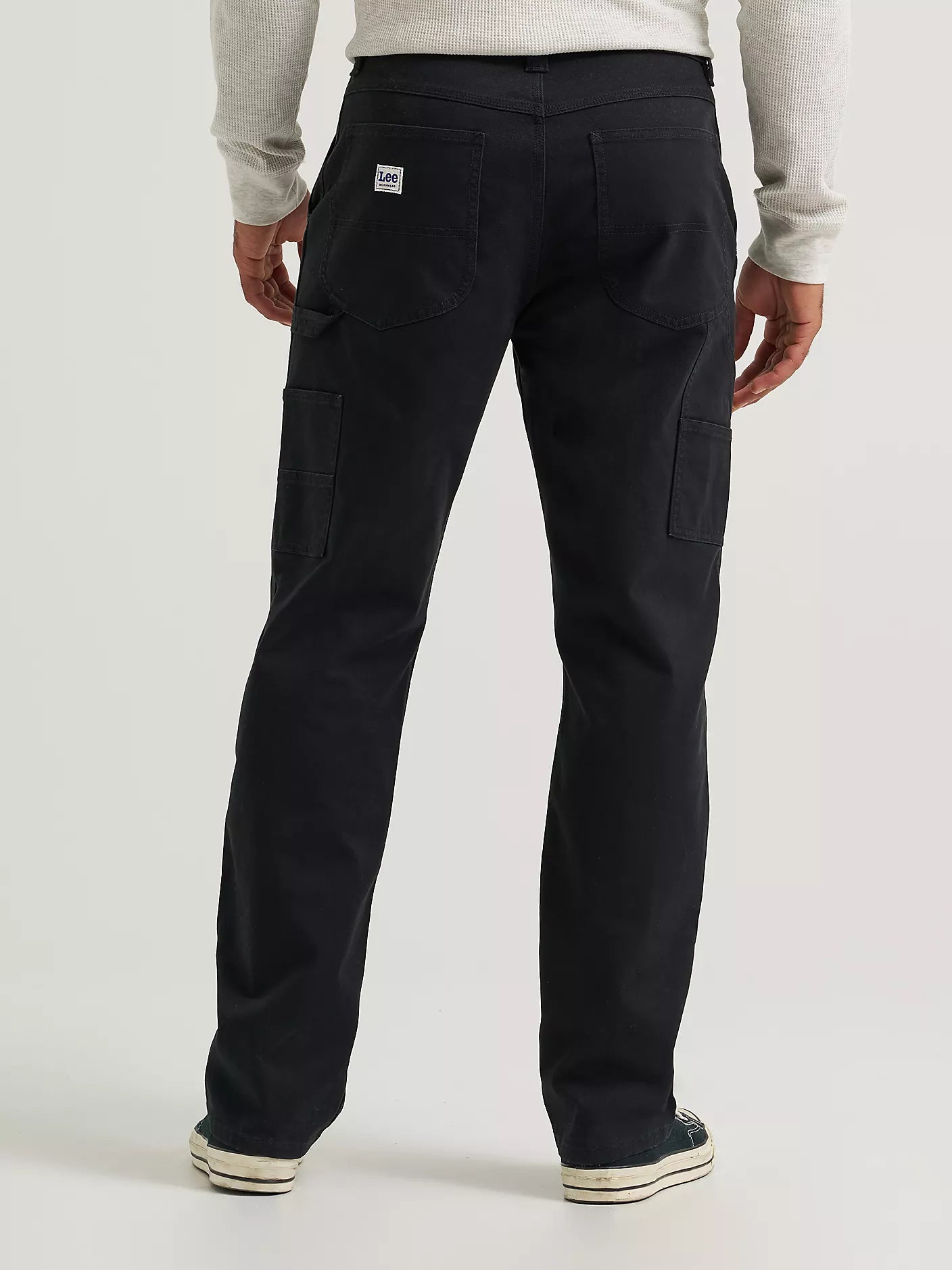BLACK Men's Legendary Loose Fit Carpenter Jeans LEE