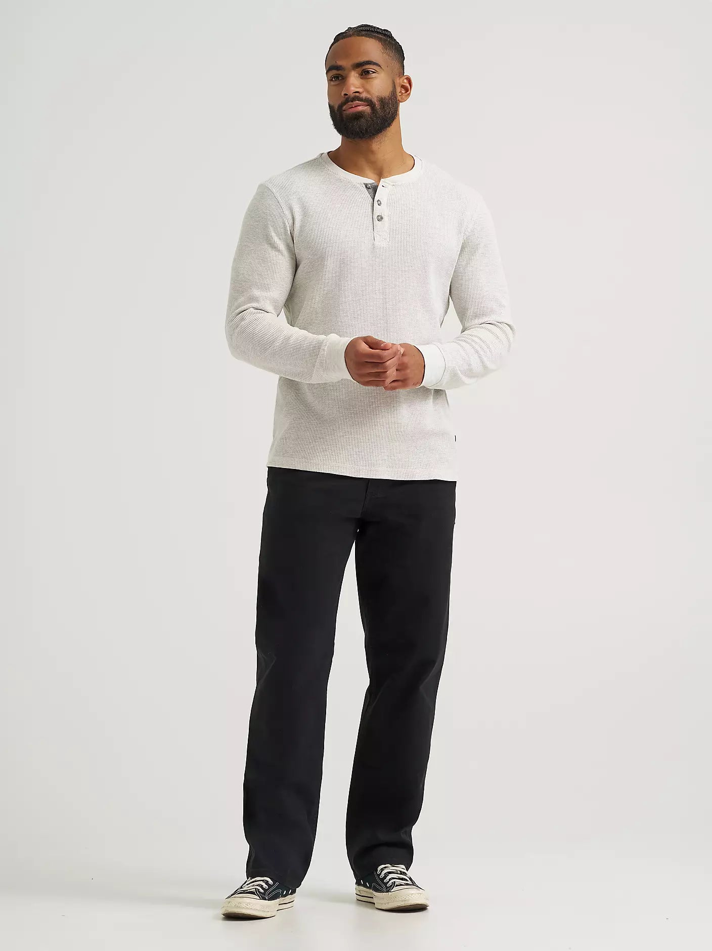 BLACK Men's Legendary Loose Fit Carpenter Jeans LEE