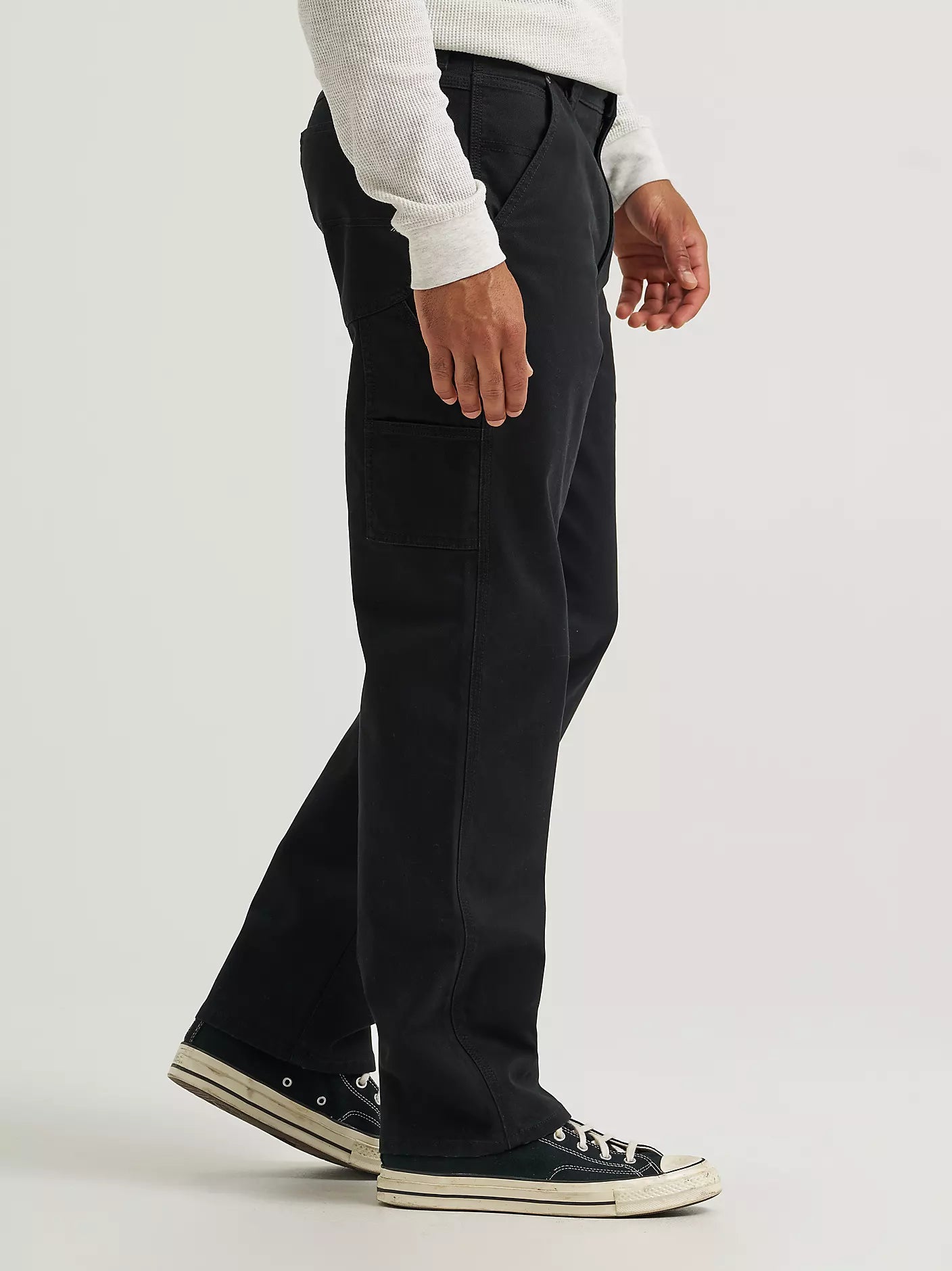 BLACK Men's Legendary Loose Fit Carpenter Jeans LEE