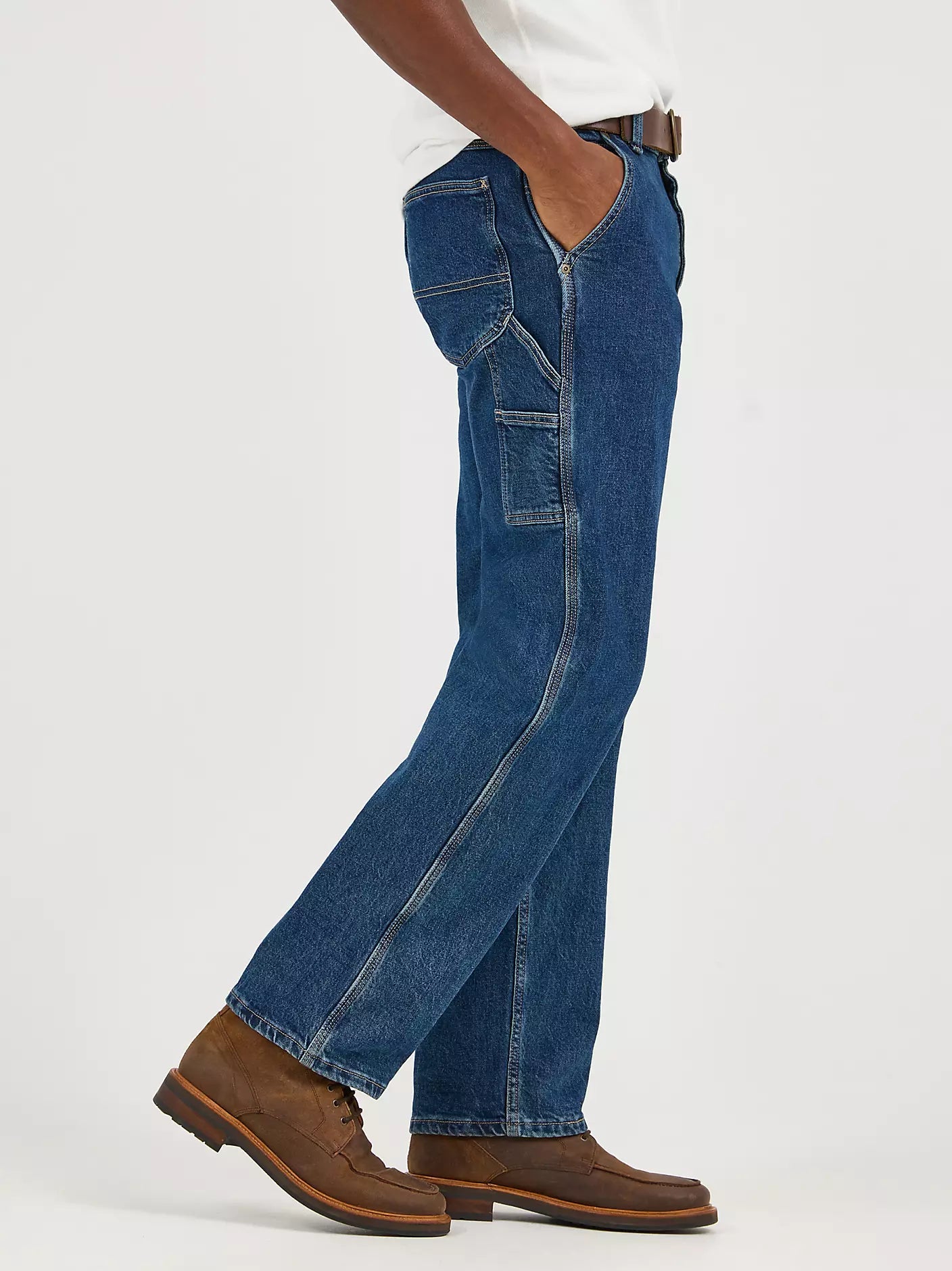 BLUE Men's Legendary Loose Fit Carpenter Jeans (BRAND LEE)
