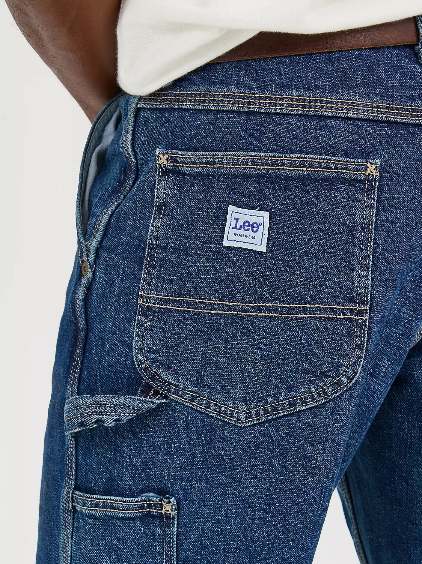 BLUE Men's Legendary Loose Fit Carpenter Jeans (BRAND LEE)
