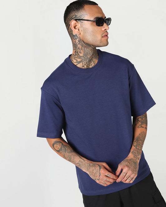 Men's Blue Depths Oversized T-shirt