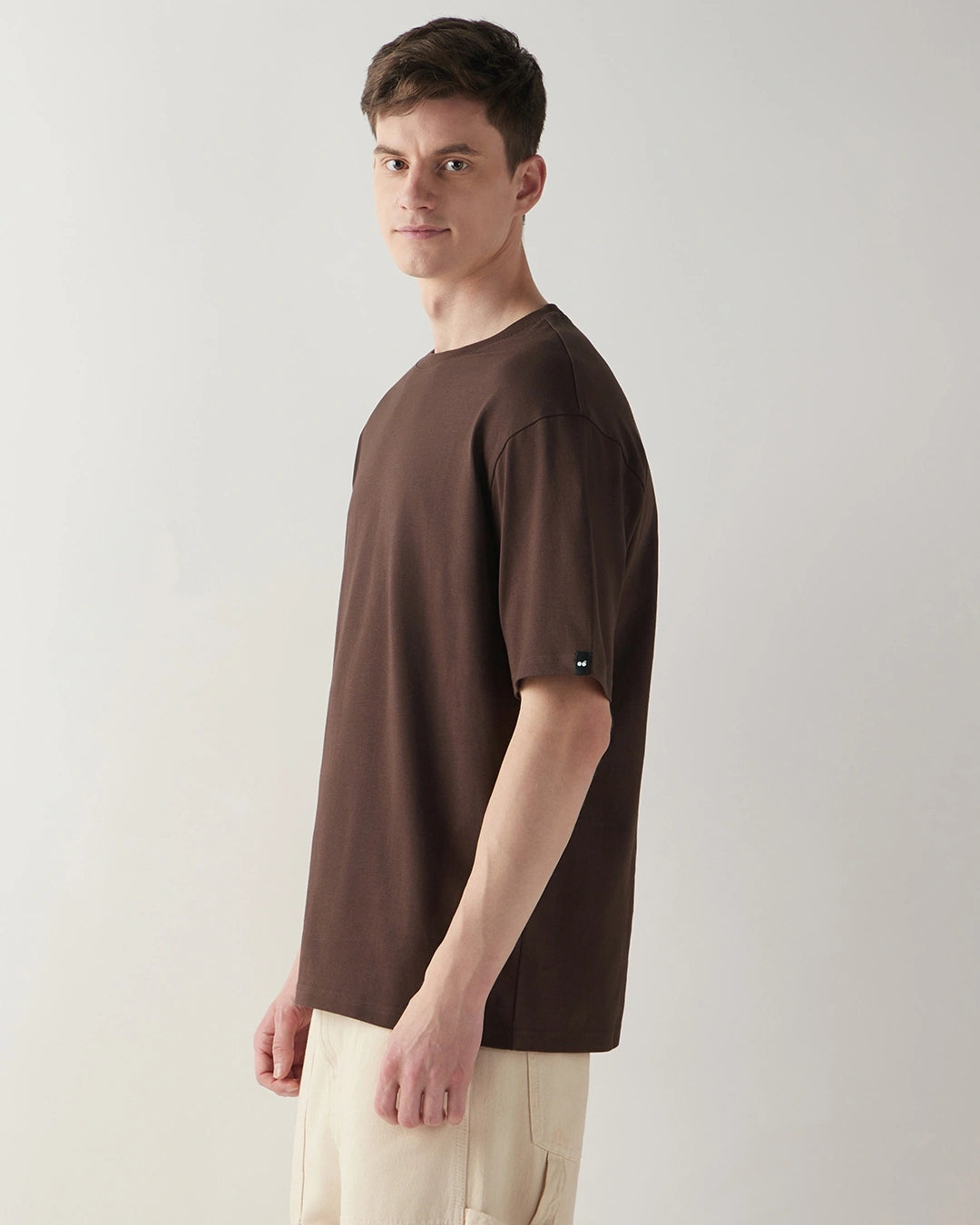 Men's Brown Oversized T-shirt