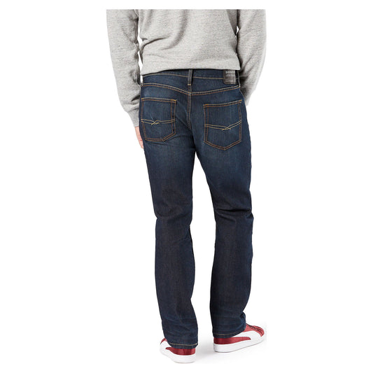 EXPORT LEFTOVER  Men's Straight Fit Jeans (MEDIUM BLUE)