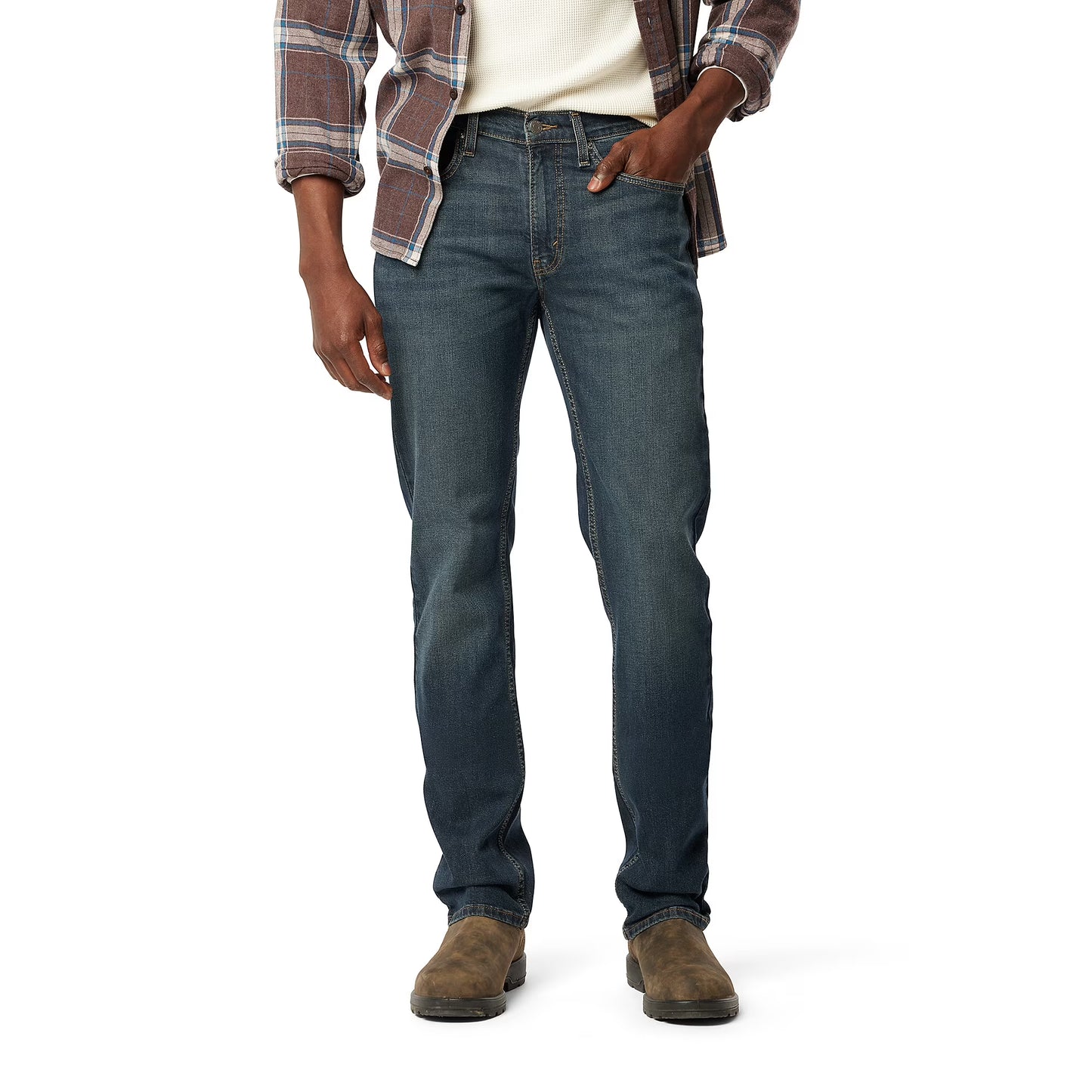 EXPORT LEFTOVER Men's Straight Fit Jeans DIESEL GREEN