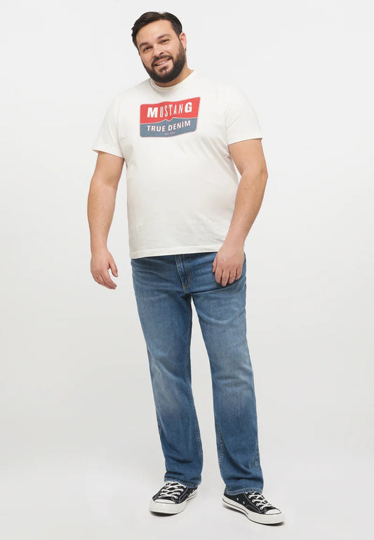 MUSTANG BLUE EXPORT LEFTOVER Men's Straight FIT JEANS 100% ORIGINAL