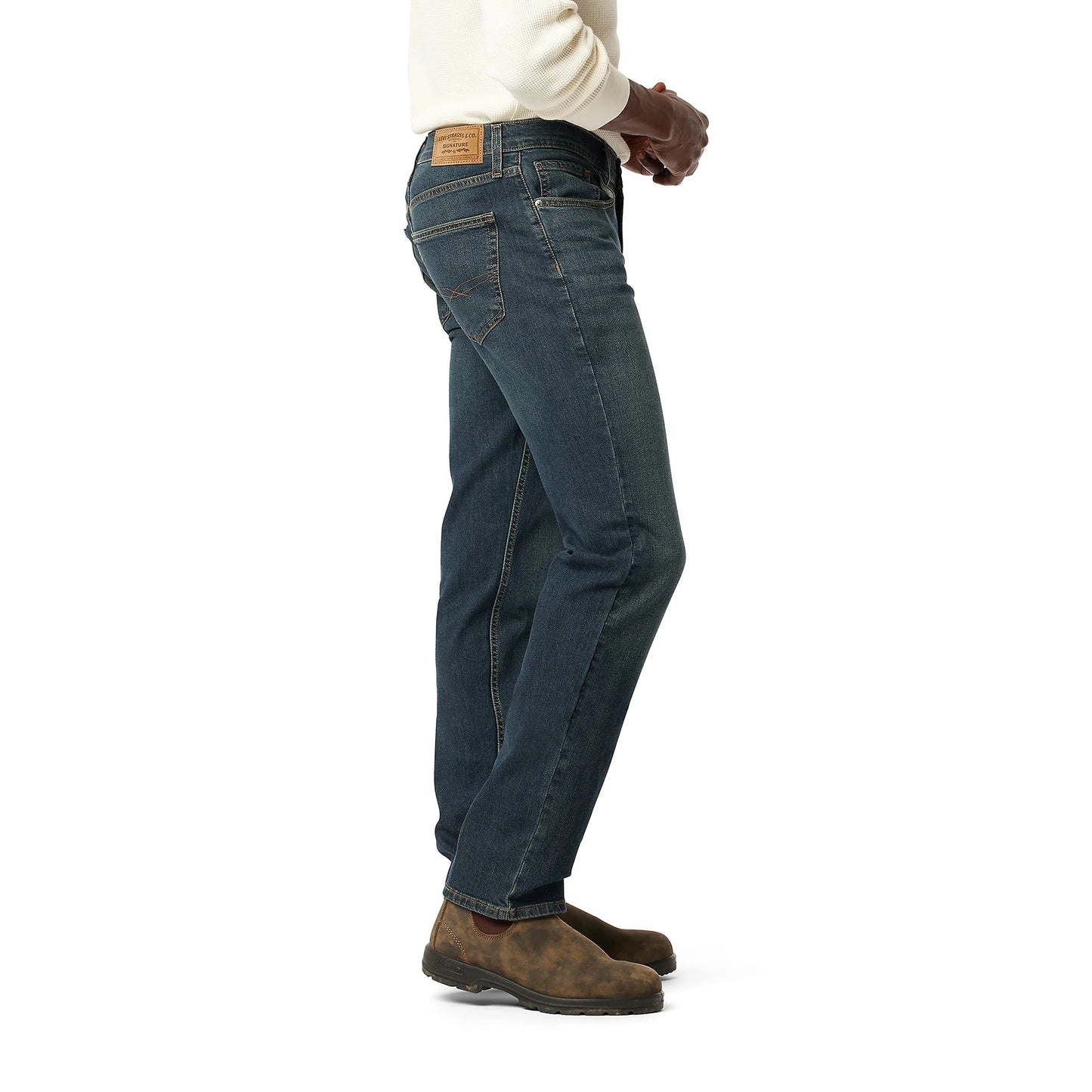 EXPORT LEFTOVER Men's Straight Fit Jeans DIESEL GREEN