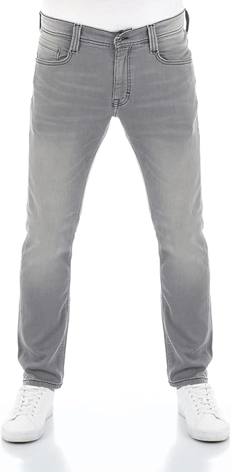 MUSTANG LT. GREYEXPORT LEFTOVER Men's Straight FIT JEANS 100% ORIGINAL