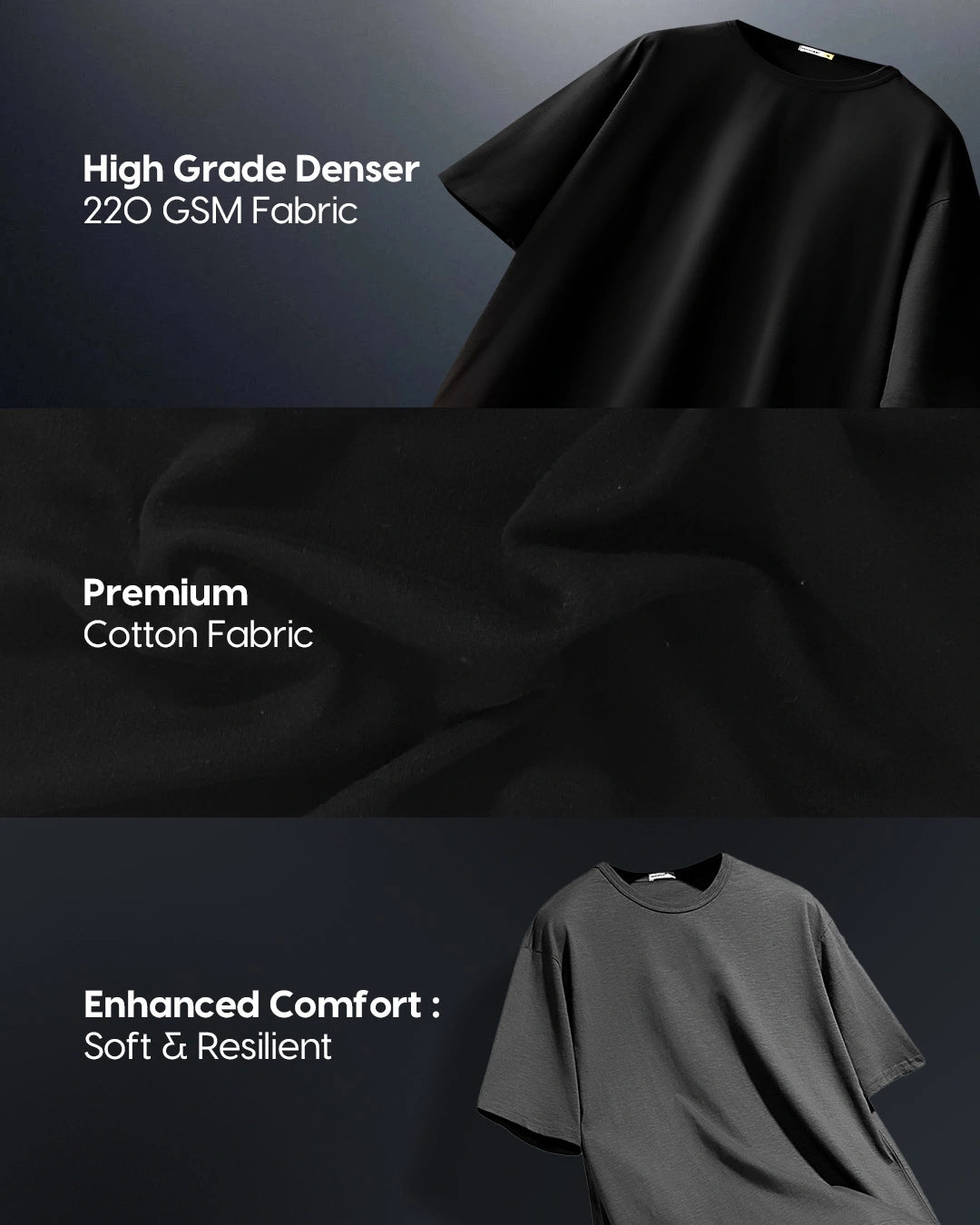 Men's White Wander Geometry Graphic Printed Oversized T-shirt