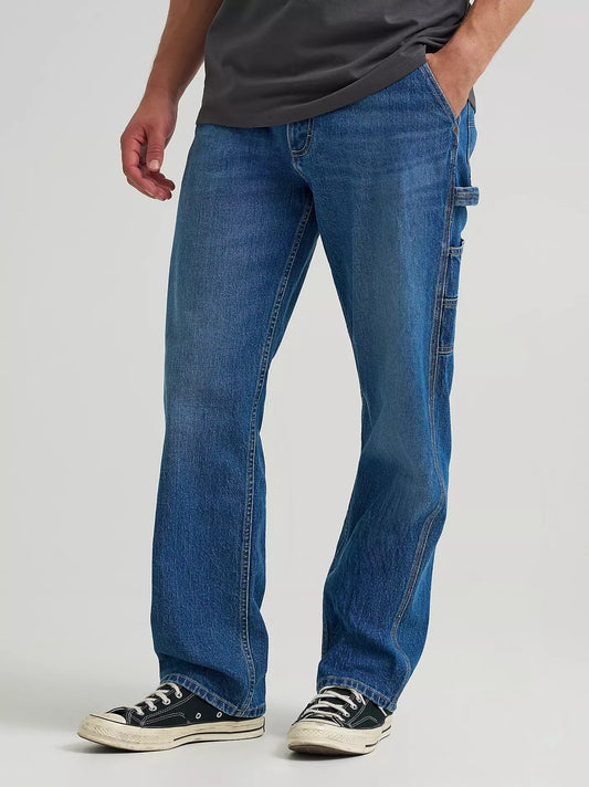 MID-BLUE Men's Legendary Loose Fit Carpenter Jeans (BRAND LEE)