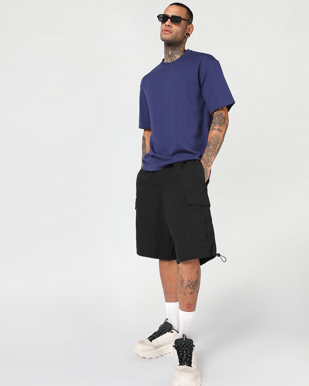Men's Blue Depths Oversized T-shirt