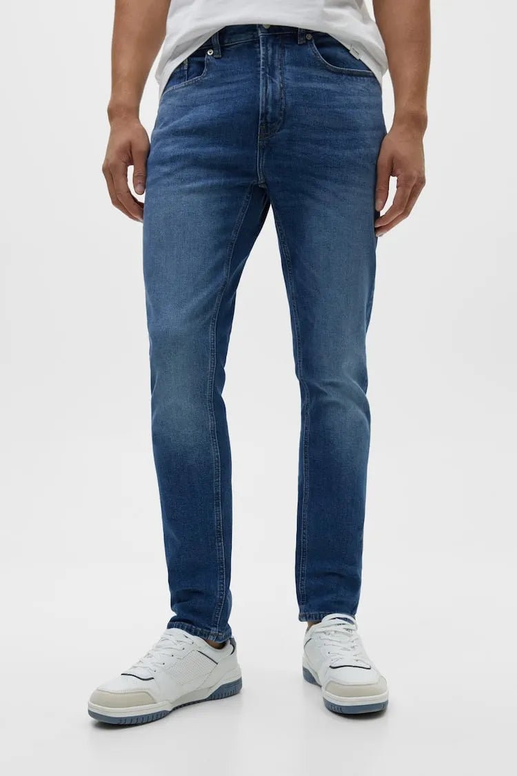 Denim blue color  | Straight and slim Comfort Fit – Export Quality