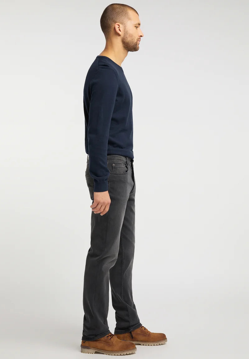 MUSTANG DK GREY EXPORT LEFTOVER Men's Straight FIT JEANS 100% ORIGINAL