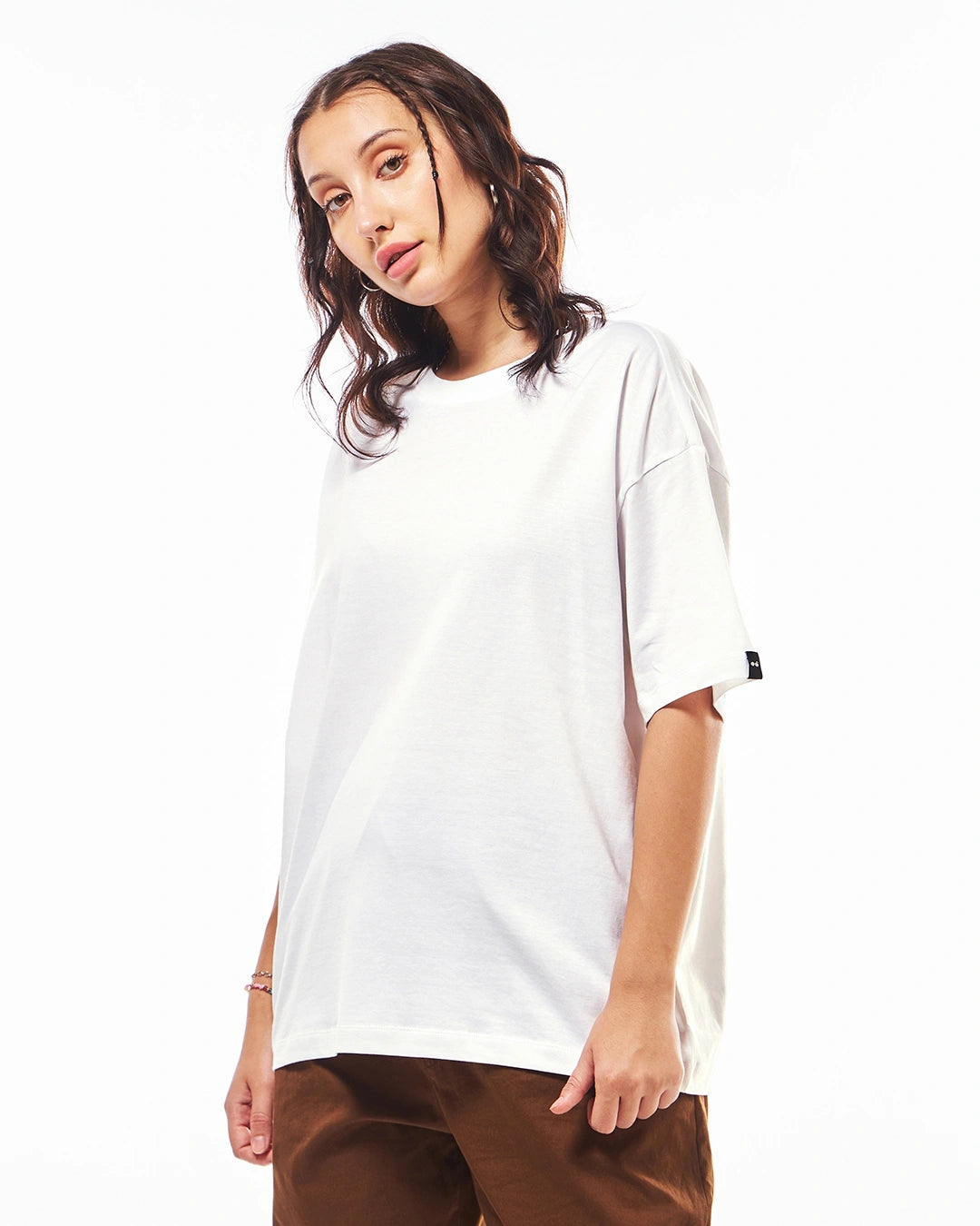 Women's White Oversized T-shirt