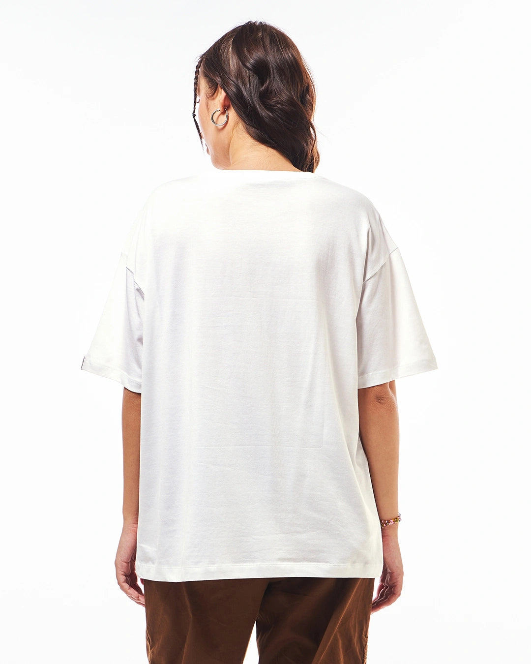 Women's White Oversized T-shirt
