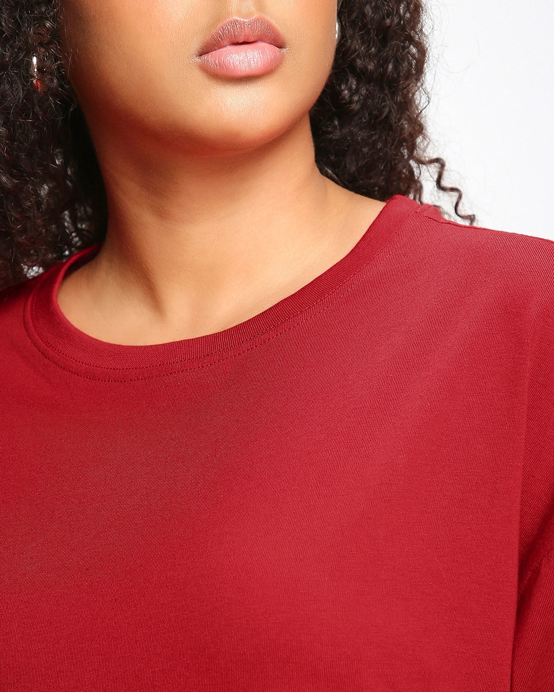 Women's Red Oversized T-shirt